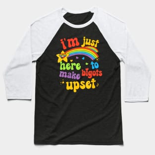 Pride Month Lgbt Ally Gay Rights Rainbow Equality Baseball T-Shirt
